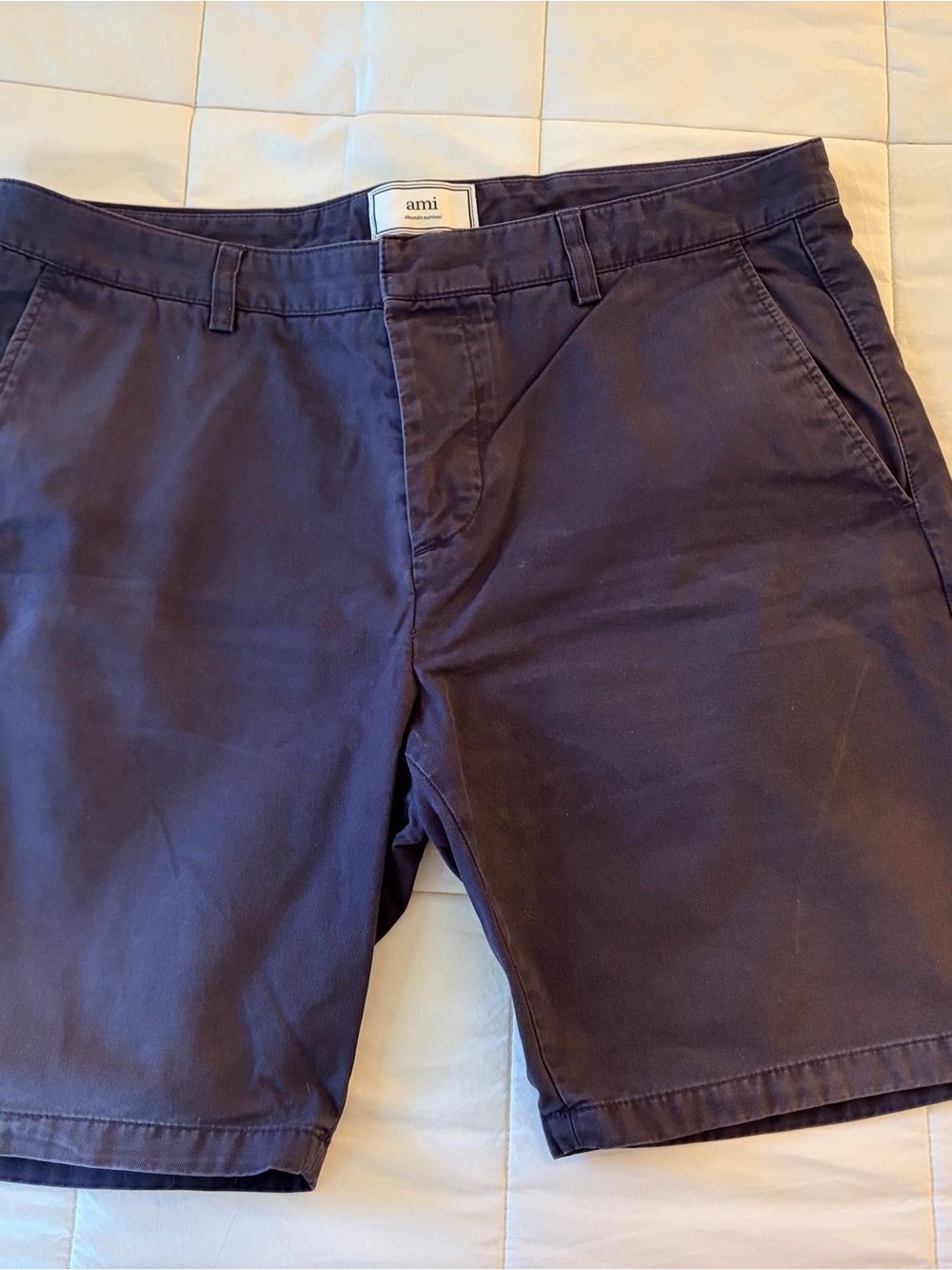 AMI Alexandre Matiussi blue shorts 34